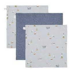 MONDDOEKJES BLUE/SAILORS BAY BLUE 22