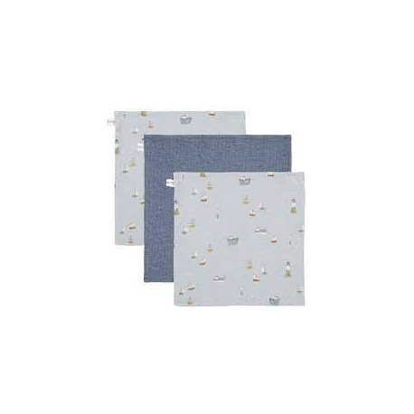 MONDDOEKJES BLUE/SAILORS BAY BLUE 22