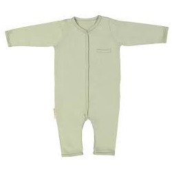 PUCKABABY SLEEPSUIT 0-3M-COTTON OLIVE 24