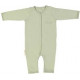 PUCKABABY SLEEPSUIT 3-6M-COTTON OLIVE 24