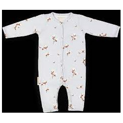 PUCKABABY SLEEPSUIT 3-6M-COT FLOWER 24