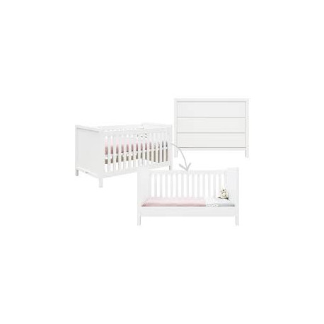 CORSICA CHAMBRE BEBE 2-PC BLANC 23