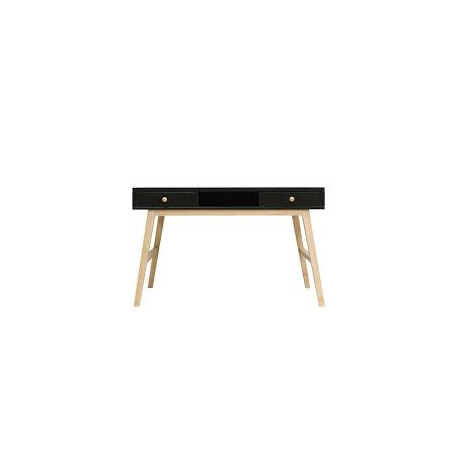 BUREAU NORA MAT ZWART/NATUREL 23