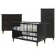 CLOE CHAMBRE BEBE 3-PIECES NOIR MAT 23