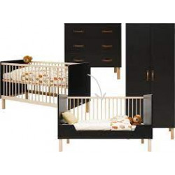 FLORIS CHAMBRE EVOL.3P NOIR MAT/NAT 23