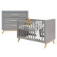 FENNA CHAMBRE BEBE 2-PC GRIS/NAT 23