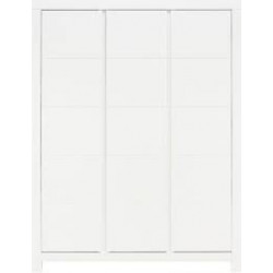 ARMOIRE 3-PORT.RAINURES THIJN BLANC 23