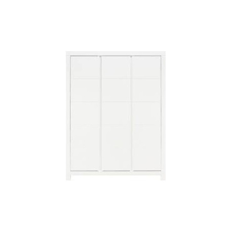 ARMOIRE 3-PORT.RAINURES THIJN BLANC 23