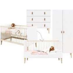 INDY CHAMBRE EVOLUTIVE 3P BLANC/NAT 23