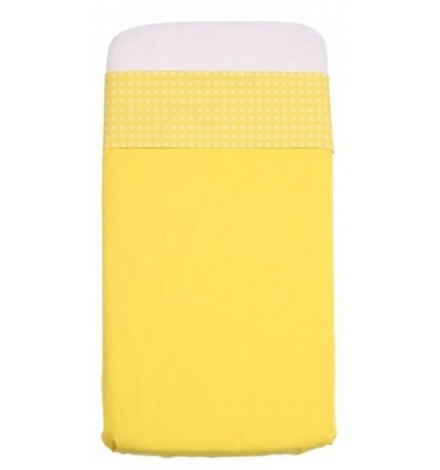 DRAP LIS JAUNE BERCEAU 7