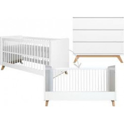 LYNN CHAMBRE EVOLUTIVE 2P BLANC/NAT 23