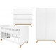 LYNN 3-DELIGE BABYKAMER WIT/NATUREL 23
