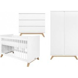 LYNN 3-DELIGE BABYKAMER WIT/NATUREL 23