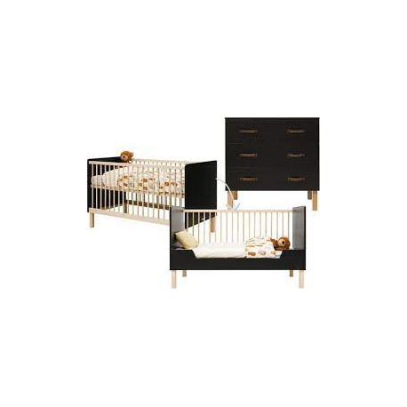 FLORIS CHAMBRE EVOL.2P NOIR MAT/NAT 23