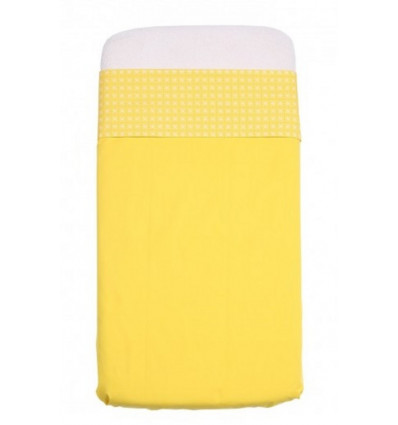 DRAP LIS JAUNE LIT BEBE 7