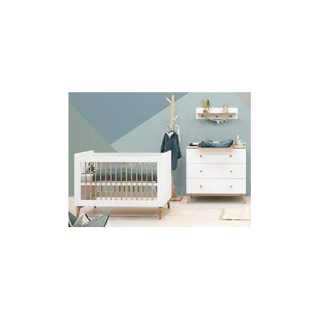 PARIS 2ST MEEGROEIKAMER WIT/EIKEN 23