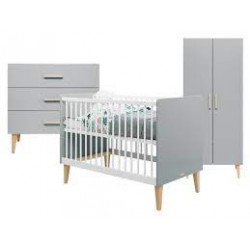 EMMA 3-DELIGE BABYKAMER WIT/GRIJS 23
