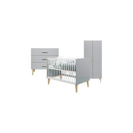 EMMA 3-DELIGE BABYKAMER WIT/GRIJS 23