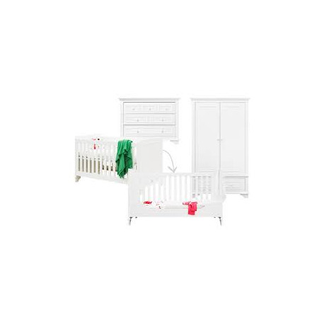 CHARLOTTE CHAMBRE EVOLUT.3PC BLANC 23
