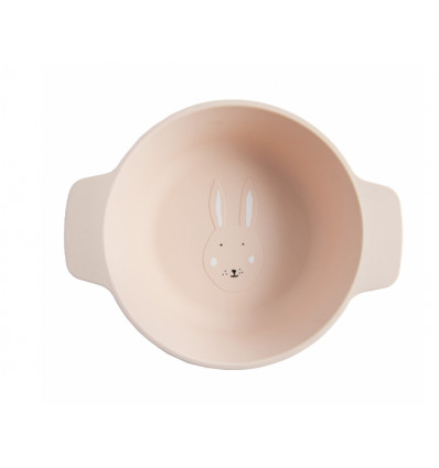 SILICONE BOWL MRS. RABBIT ROSE 25