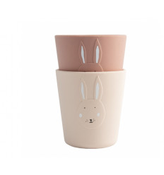 SILICONE CUP 2-PACK MRS. RABBIT ROSE 25