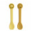 SIL SPOON 2-PACK MR. LION YELLOW 25