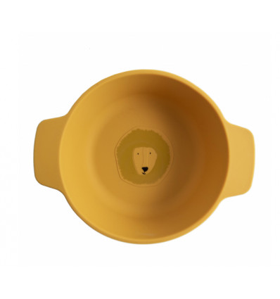 SILICONE BOWL MR. LION YELLOW 25