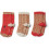 SILAS COTTON SOCKS 3P APPLE RED 6Y 21