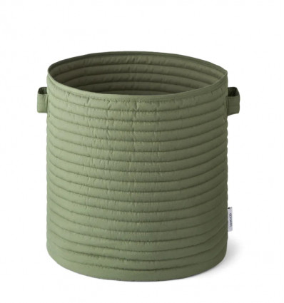 LIA QUILTED BASKET FAUNE GREEN 22 LIA QUILTED BASKET FAUNE GREEN 22