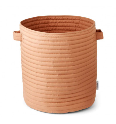 LIA QUILTED BASKET TUSCANY ROSE 22 LIA QUILTED BASKET TUSCANY ROSE 22