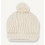 BEANIE NEWBORN KNITWEAR ECRU T3