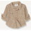 SHIRT JACQUARD VICHY FLEECE CARAMEL 3M