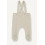 OVERALL W/FEET RECYCLED FLEECE BEIGE 1M