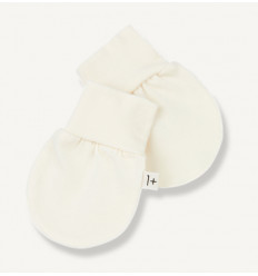MITTENS ORGANIC PLAIN JERSEY ECRU T0