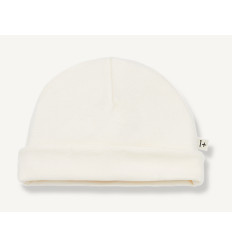 BEANIE ORGANIC PLAIN JERSEY ECRU T0