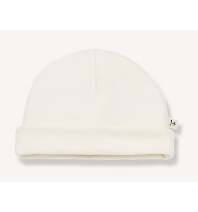 BEANIE ORGANIC PLAIN JERSEY ECRU T0