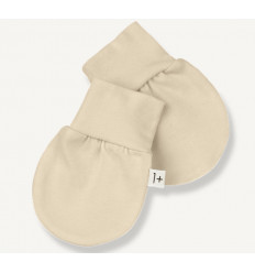 MITTENS ORGANIC PLAIN JERSEY BEIGE T0