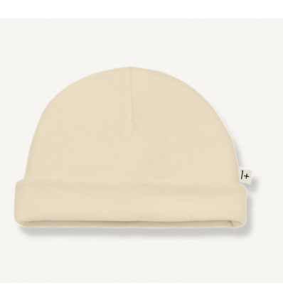 BEANIE ORGANIC PLAIN JERSEY BEIGE T0