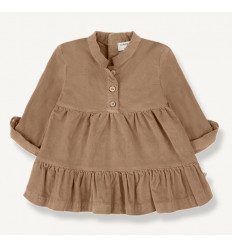 DRESS MICRO CORDUROY CARAMEL 9M