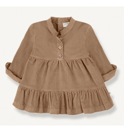 DRESS MICRO CORDUROY CARAMEL 9M