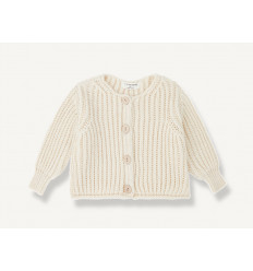 JACKET NEWBORN KNITWEAR ECRU 9M