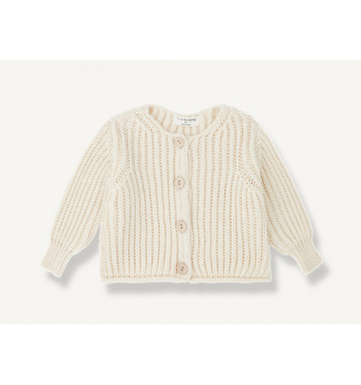 JACKET NEWBORN KNITWEAR ECRU 9M