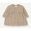 DRESS JACQUARD VICHY FLEECE CARAMEL 18M