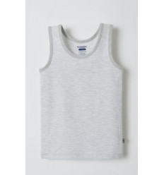 JONGENS SINGLET GRIJS/WIT STRIPES 6A 202