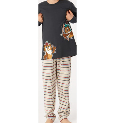 JONGENS PYJAMA ANTRACIET 6Y JONGENS PYJAMA ANTRACIET 6Y