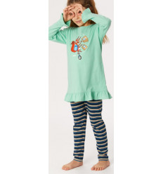 MEISJES PYJAMA LICHTGROEN 4Y MEISJES PYJAMA LICHTGROEN 4Y