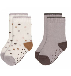 ANTI-SLIP SOCK 2P TINY FARM LILA27-30 25