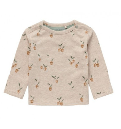 UNISEX TEE JOHNSONVILLE LS BEIGE/HUID 56