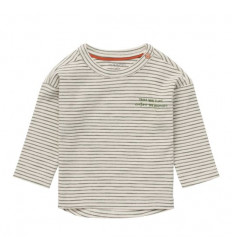 BOYS TEE JELLUM LONG SLV STRIPE WIT 74
