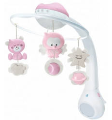 MUSICAL 3IN1 PROJECTOR MOBILE PINK 241